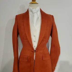 Burnt Orange Suede Daycoat