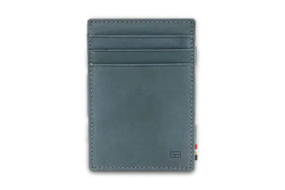 Garzini RFID Leather Magic Wallet ID Window Vintage